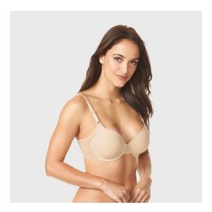 Simply Perfect by Warner’s 34C Convertible Underwire Bra Beige NWT